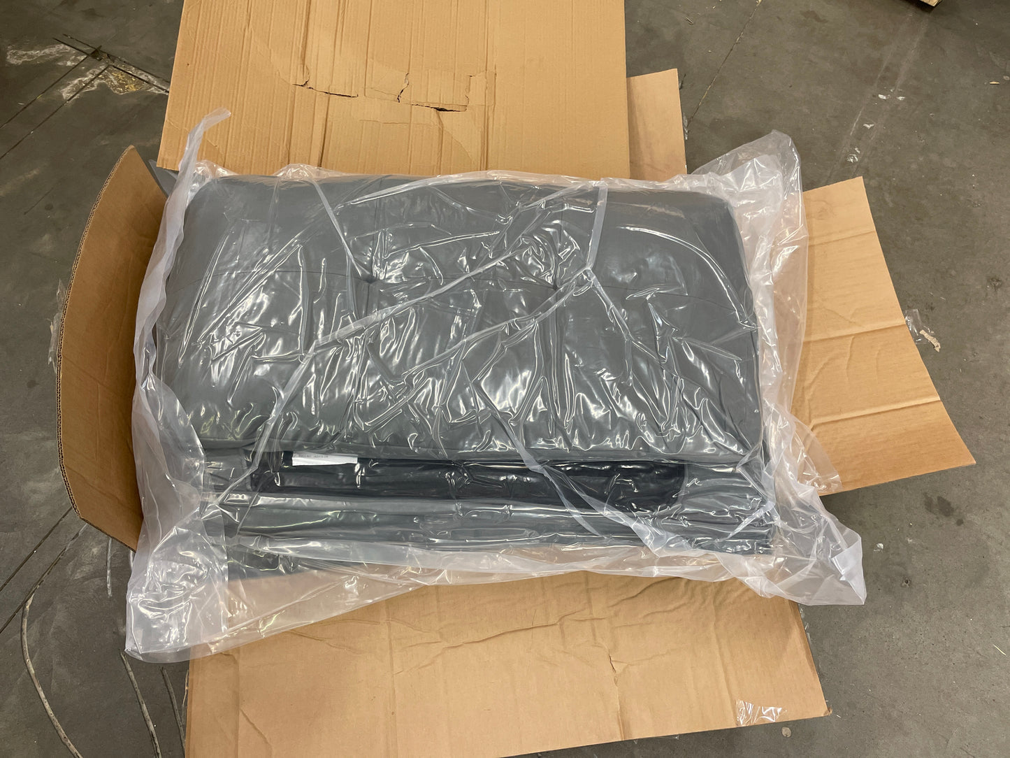 COMHOMA Convertible Futon Sofa Bed, 68â€³Fabric Futon Couch with Adjustable Backrest, Folding Futon Sleeper Recliner for Living Room Furniture (Grey) - Retail $188