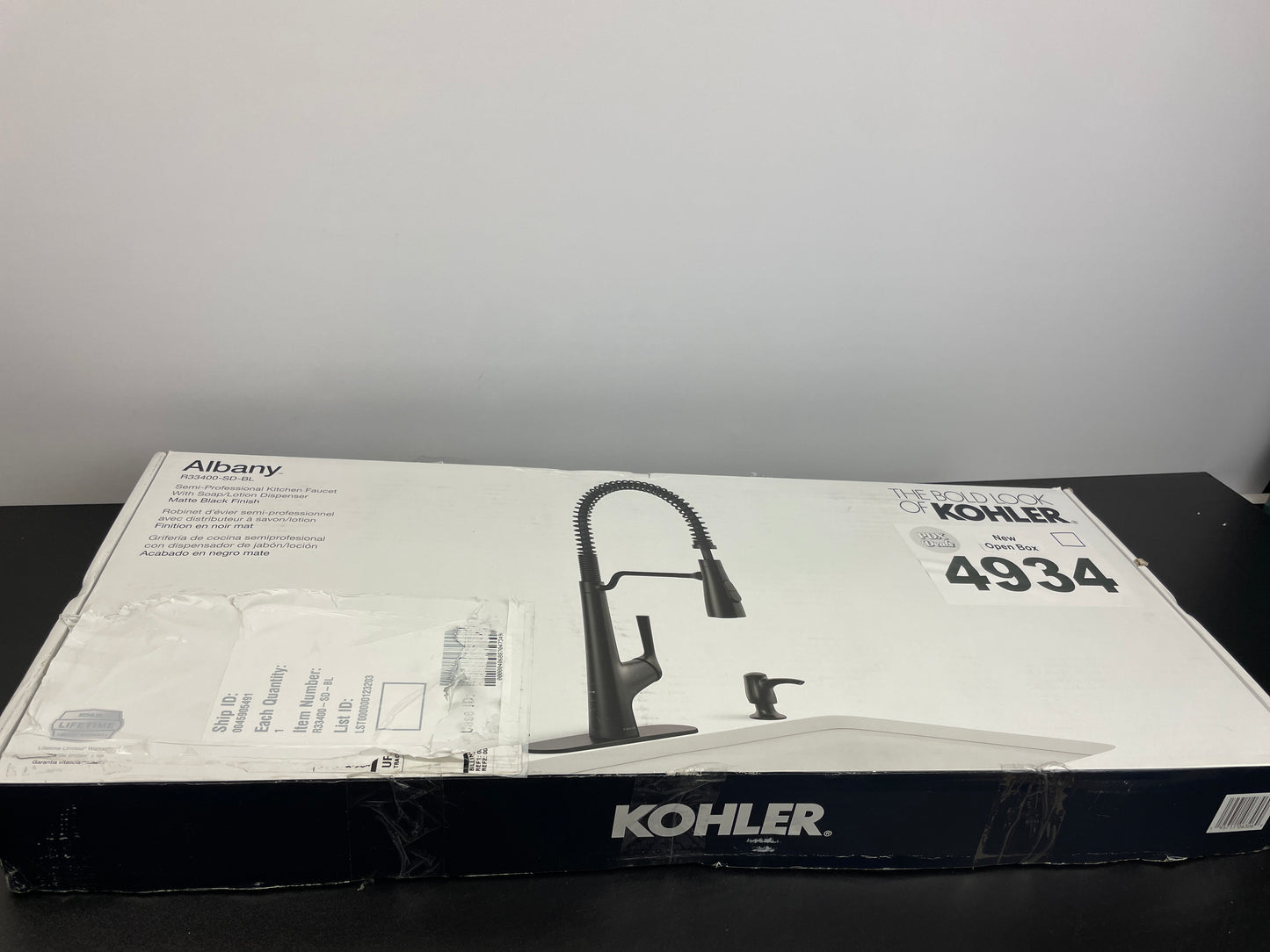 KOHLER ALBANY SEMI-PRO - Retail $289