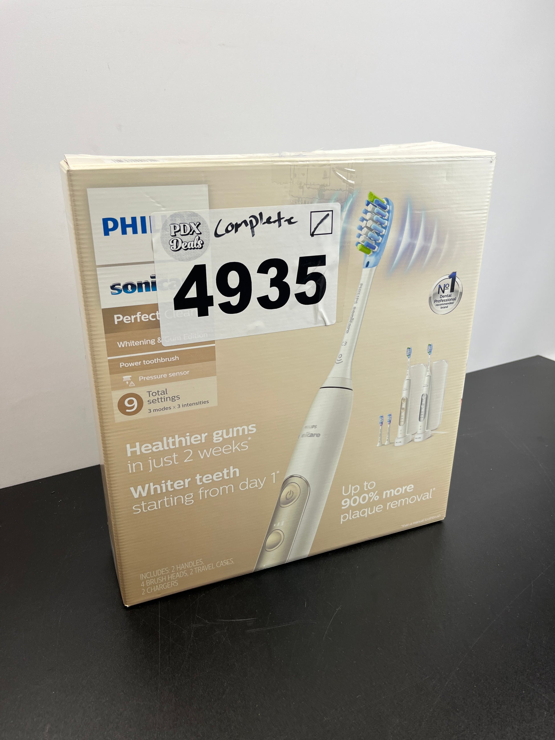 Philips Sonicare PerfectClean Rechargeable Electric Toothbrush, 2-pack - Retail $169