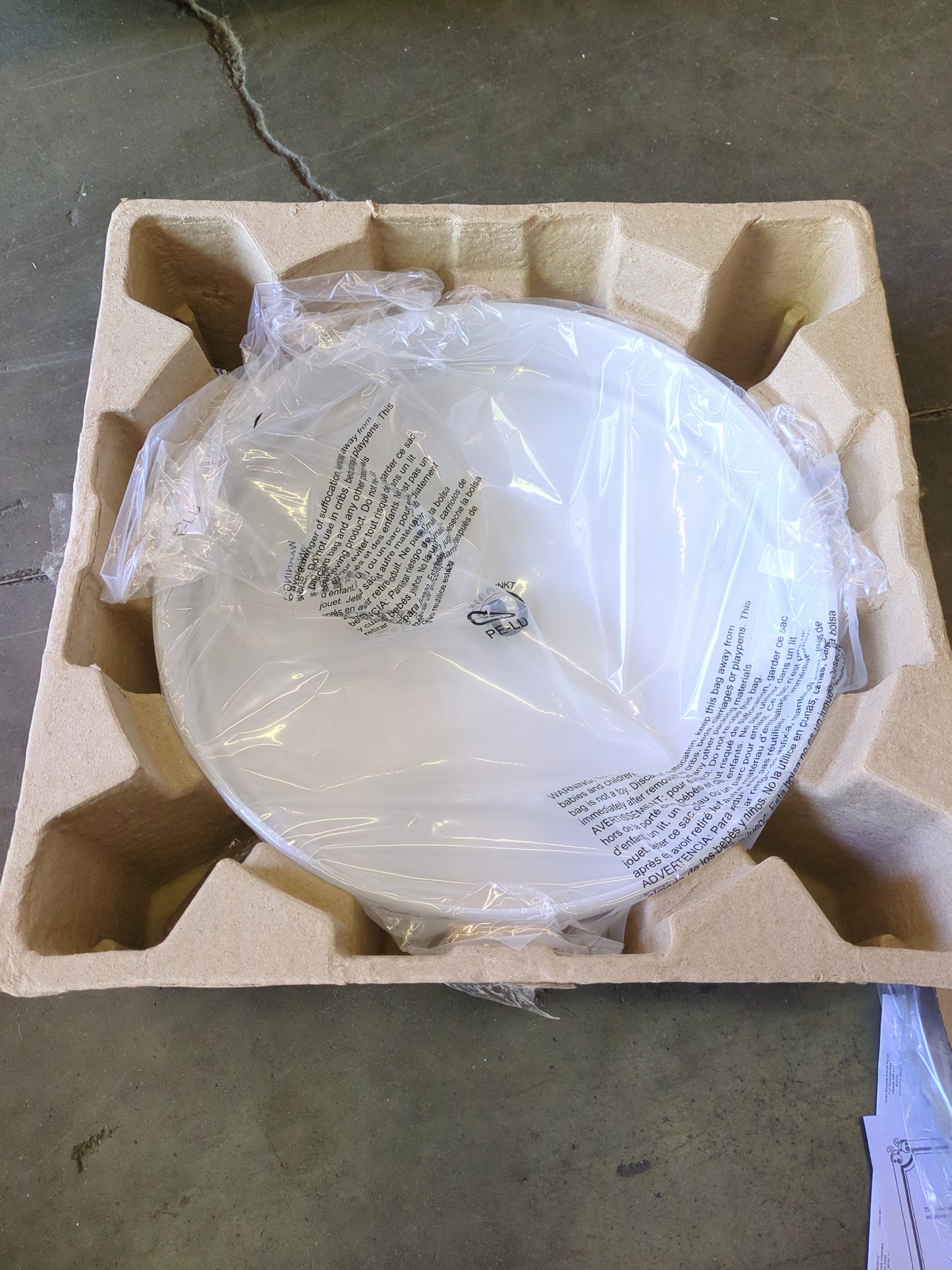 NEW - 14" LED Flush Mount Light Fixtures 2 Pack - Retail $49