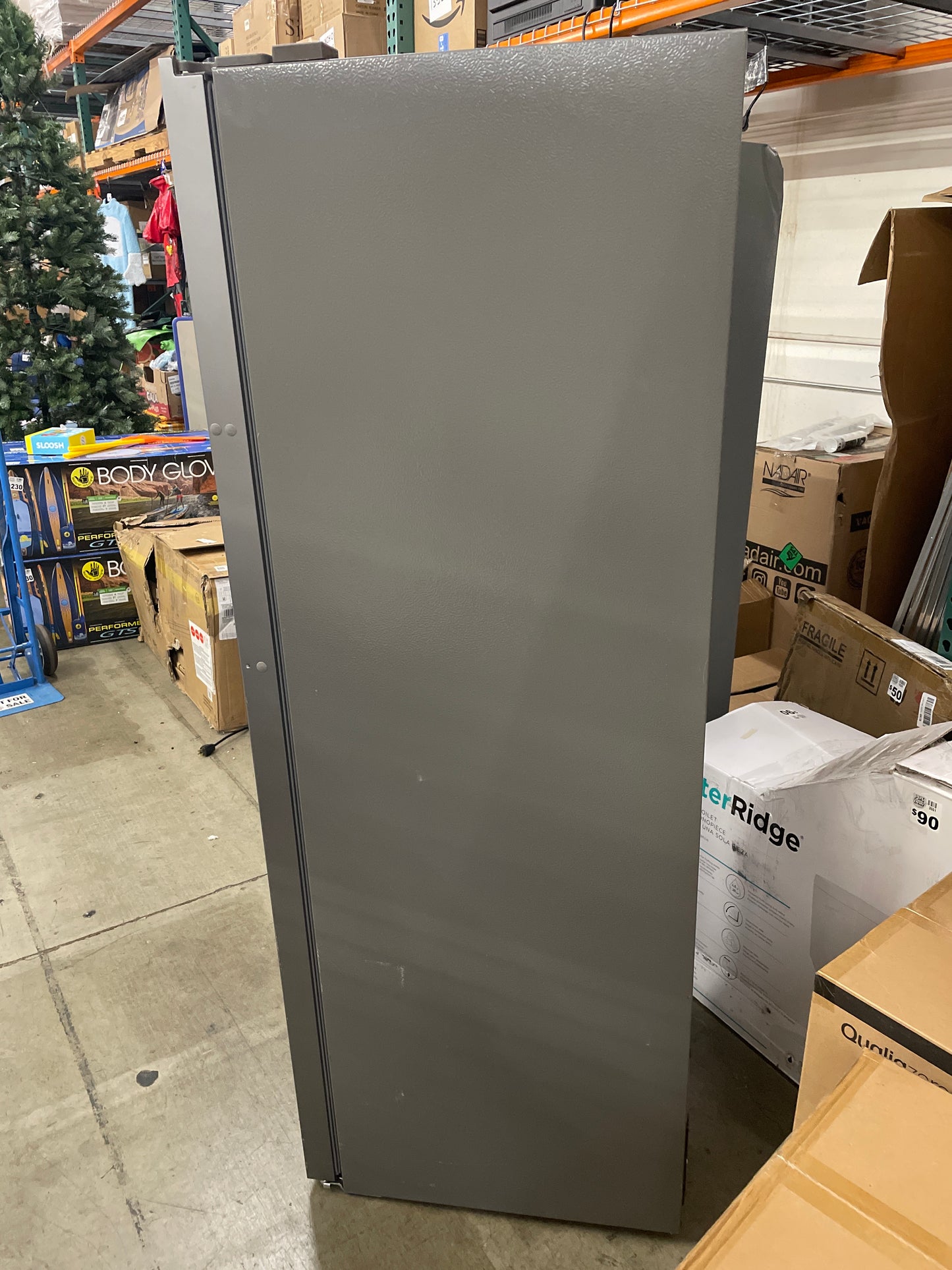 DAMAGED - Hisense 10.2 cu. ft. Garage Ready Frost Free Convertible Upright Freezer with Seal Break Handle