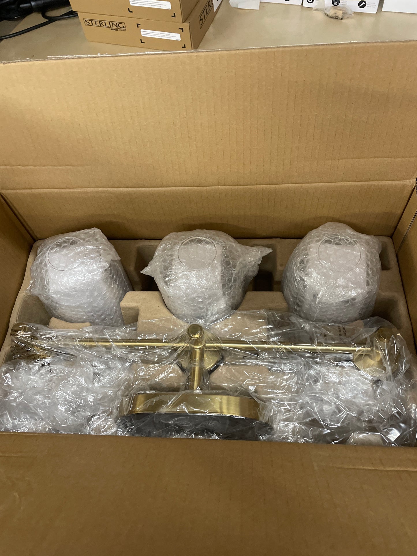 Kohler Orime Three-Light Wall Sconce