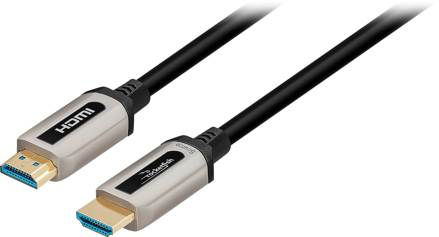 Rocketfish™ - 25' 8K Ultra High Speed HDMI 2.1 Certified Cable - Black [200]