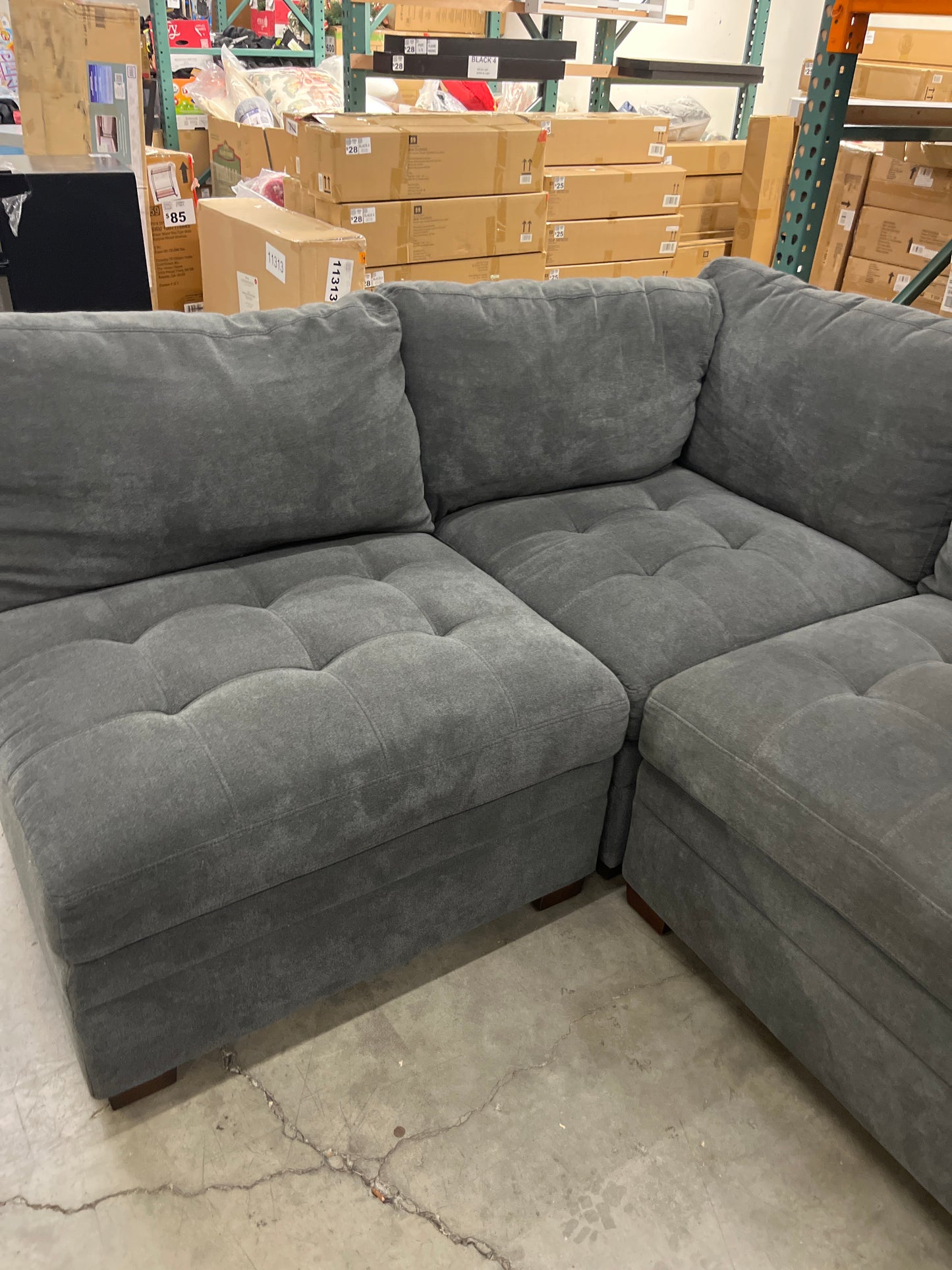 Thomasville 4 Piece Tisdale Fabric Sectional