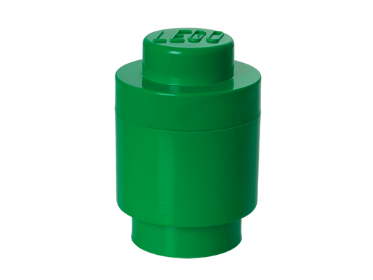 LEGO 1-Stud Round Storage Brick – Green