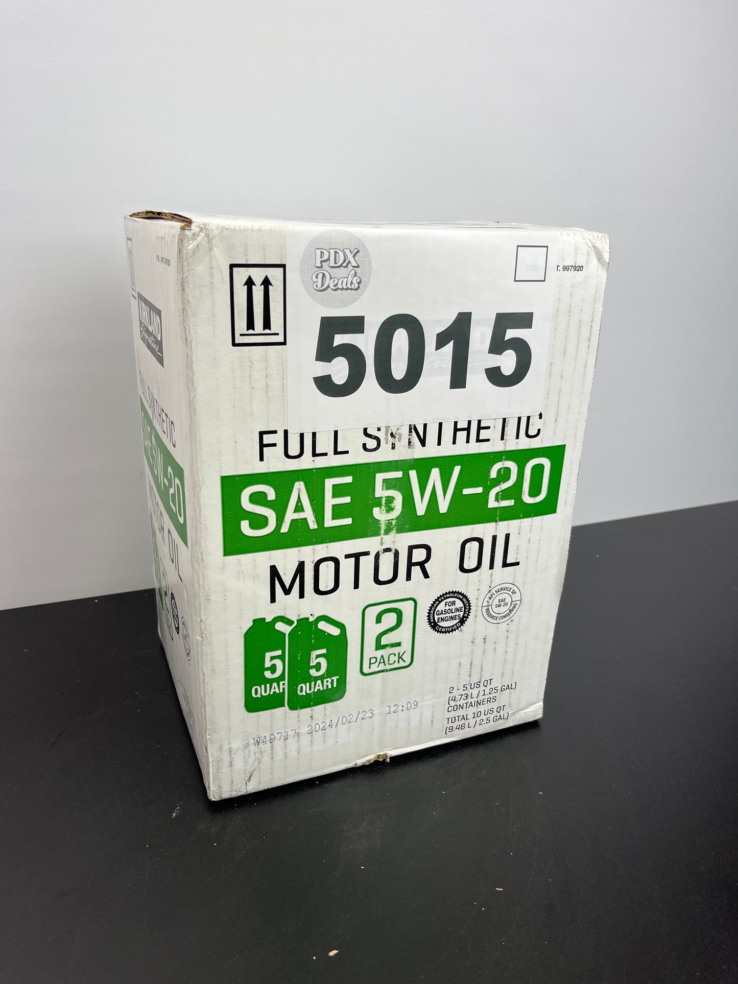 KS 5W-20 SYNTHETIC OIL - Retail $38
