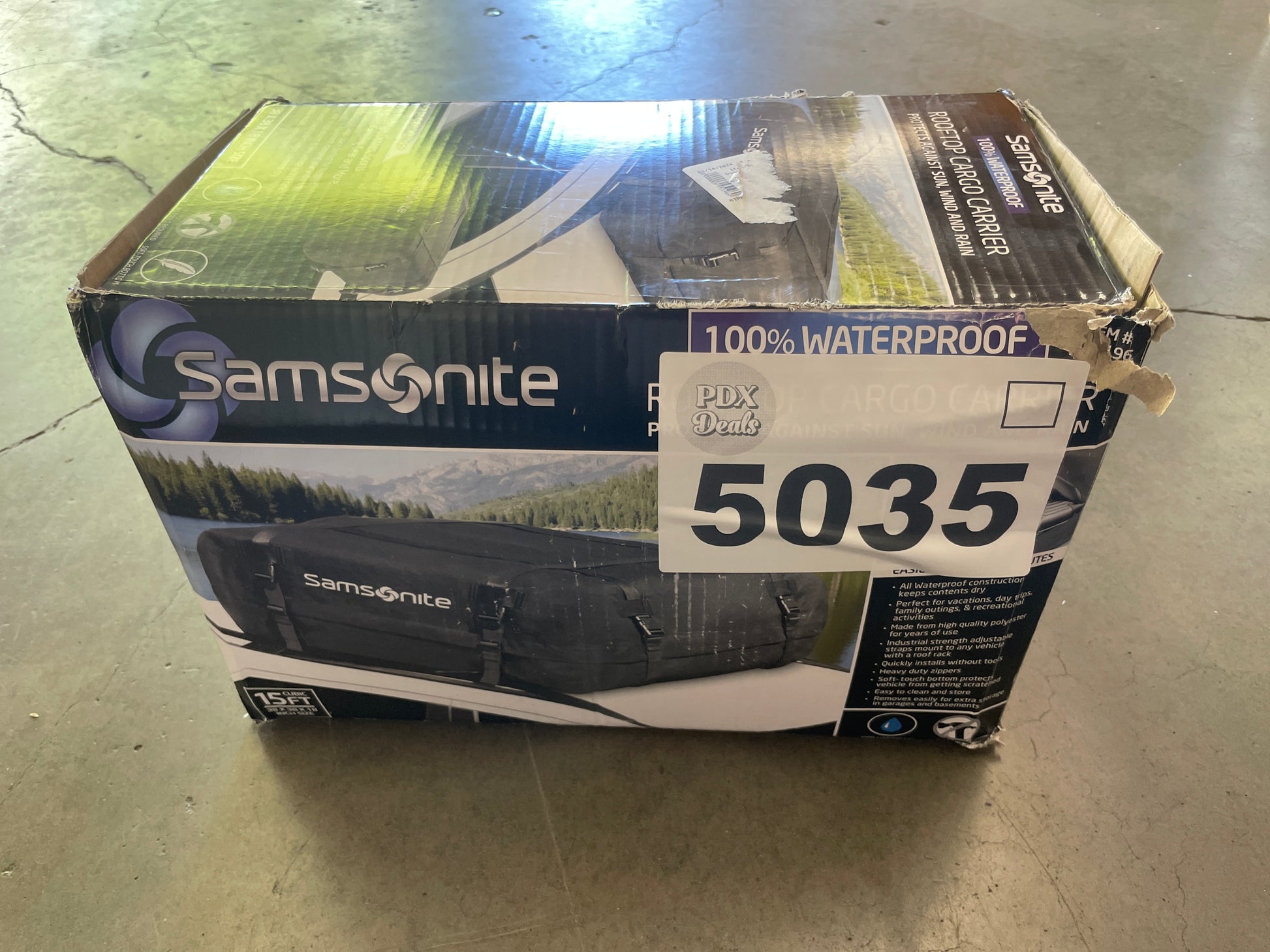 SAMSONITE ROOF TOP - Retail $29