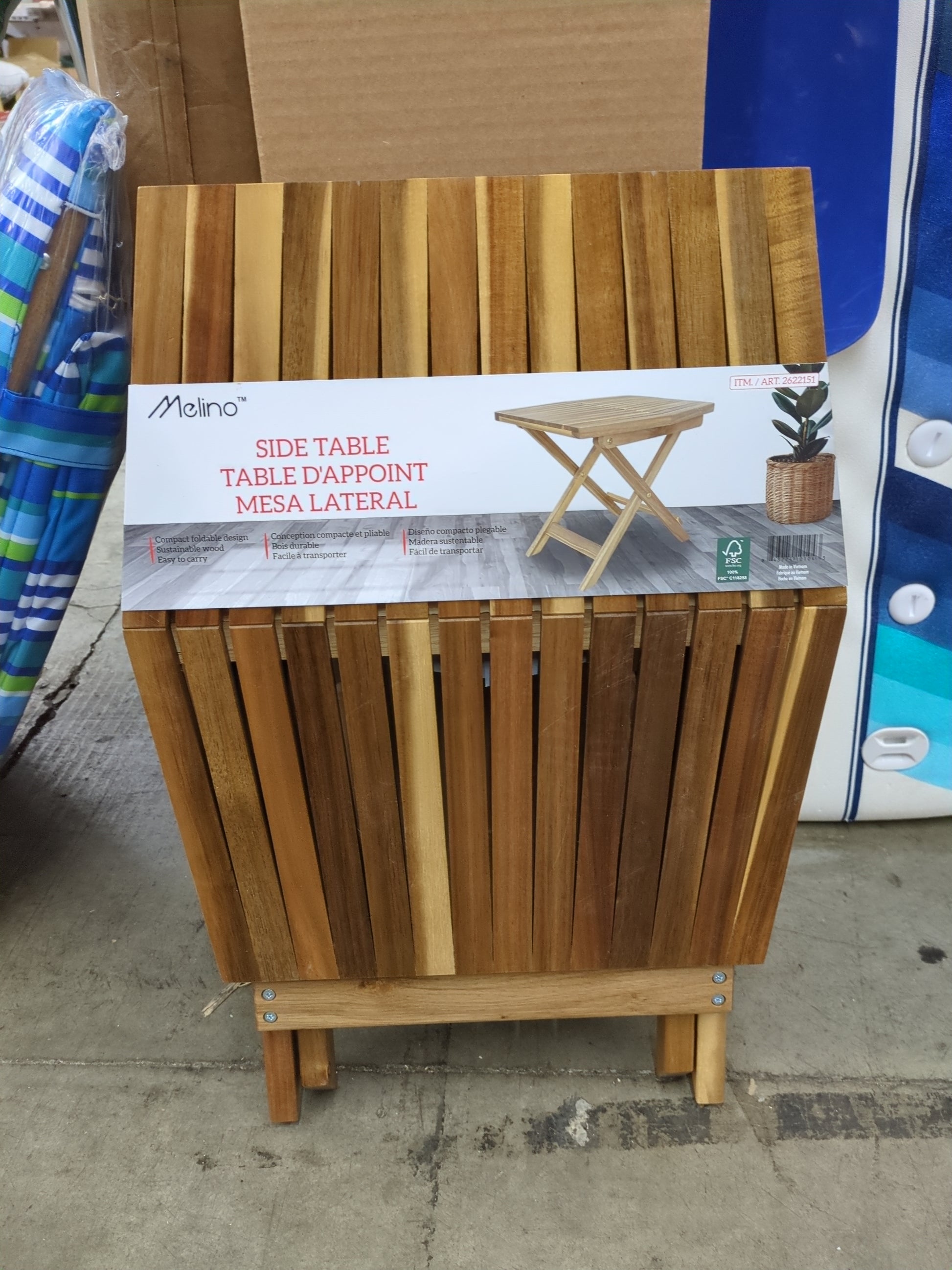 MELINO WOODEN FOLDING - Retail $26