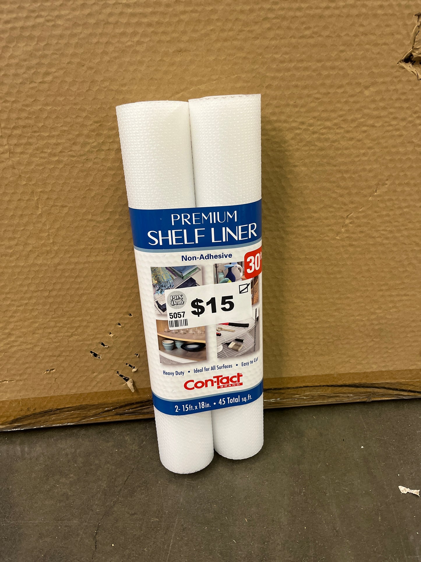 CON-TACT 2PK SHELF LINER - Retail $19