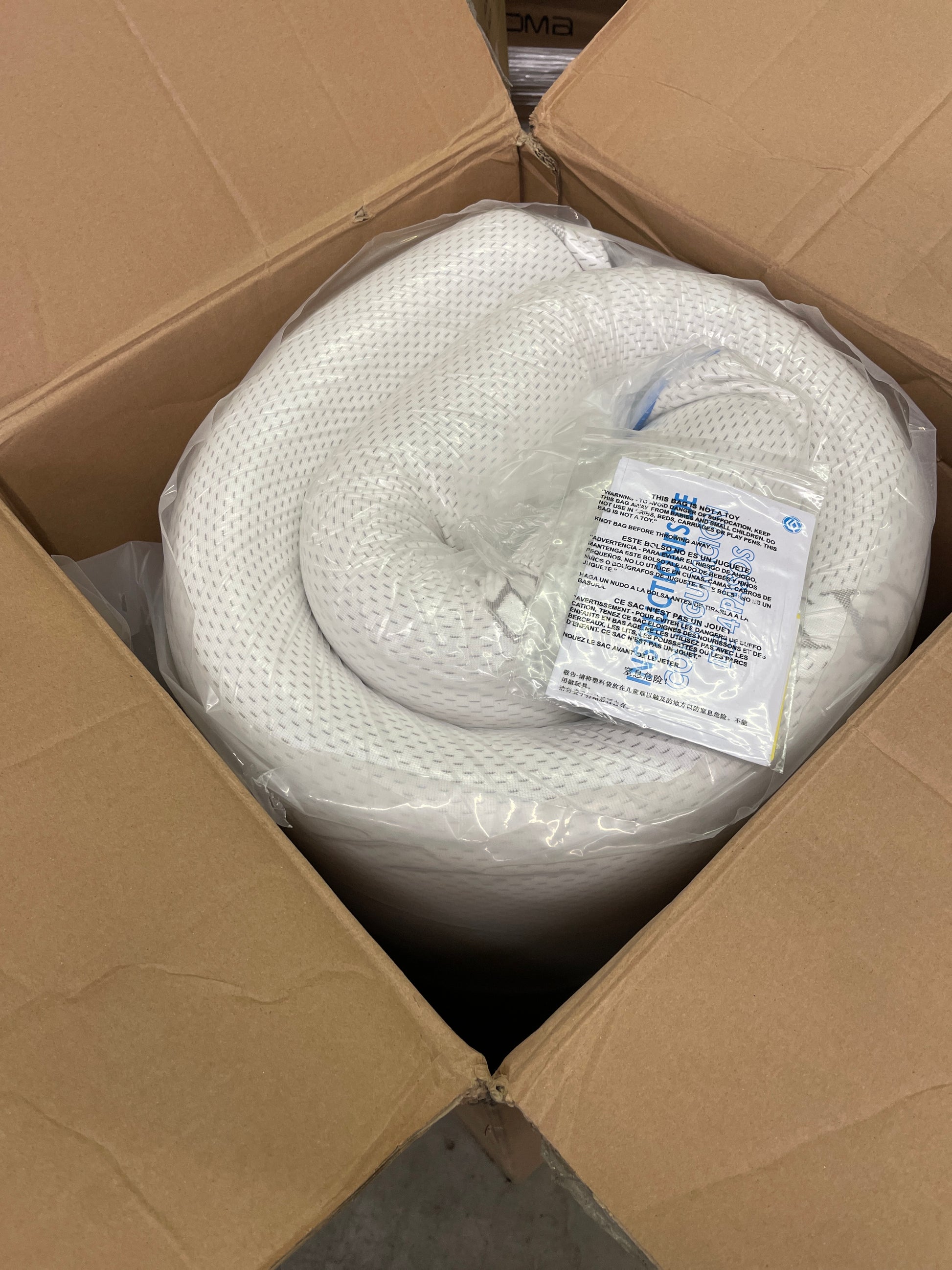 Olee Sleep Cal King Mattress, 10 Inch Gel Memory Foam Mattress, Gel Infused for Comfort and Pressure Relief, CertiPUR-US Certified, Bed-in-a-Box, Medium Firm, Blue, Cal King Size - Retail $347