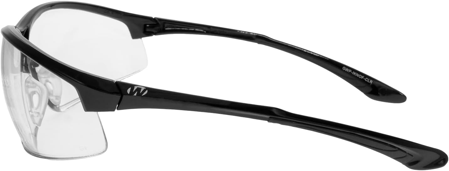 Walker's Tanker Open Frame Shooting Glasses Clear w/CASE - Retail $24