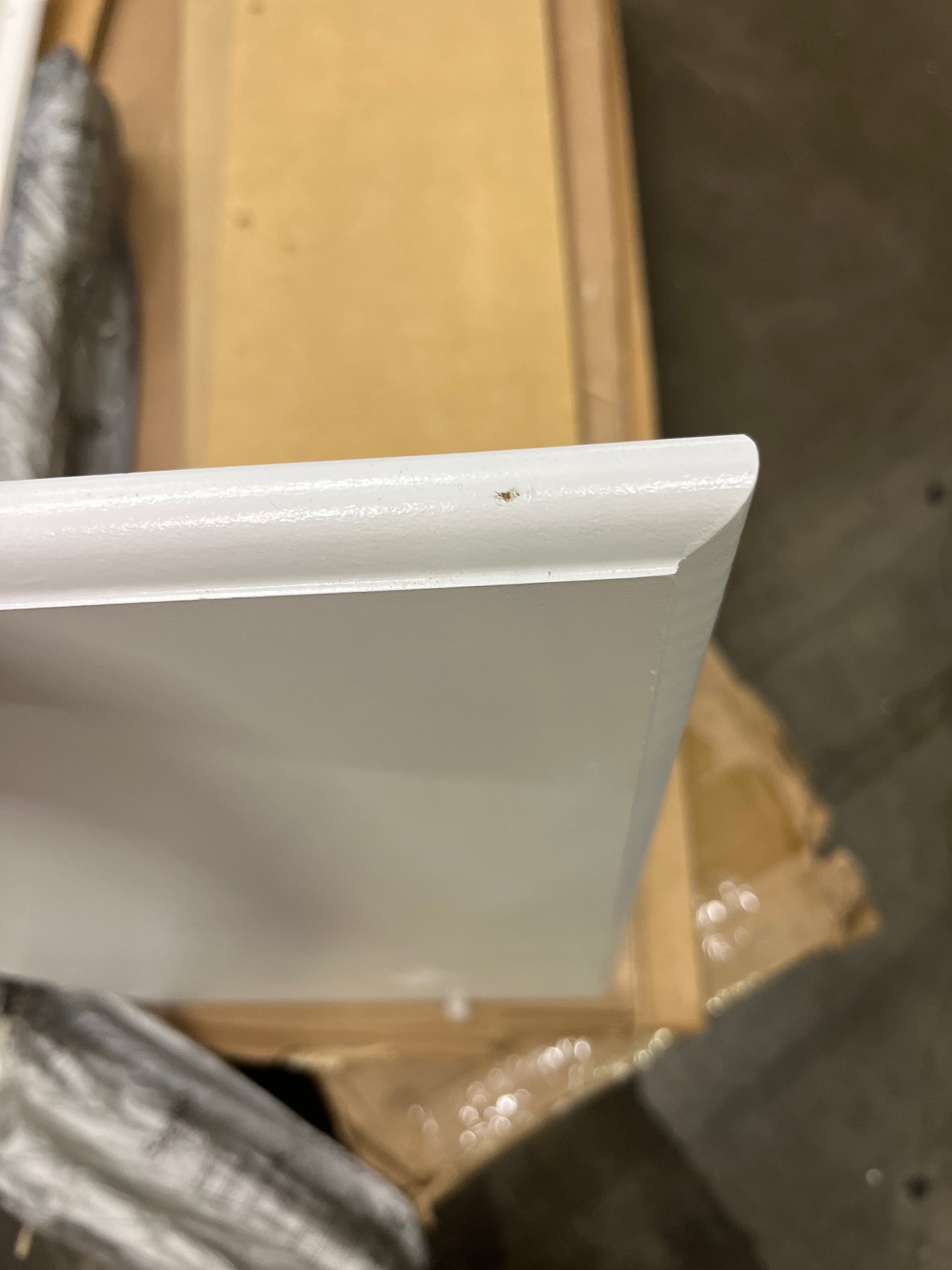 Prepac Sonoma Superior 5-Drawer Chest for Bedroom - Spacious and Stylish Chest of Drawers, Measuring 16"D x 31.5"W x 45.25"H, In White Finish - Retail $167