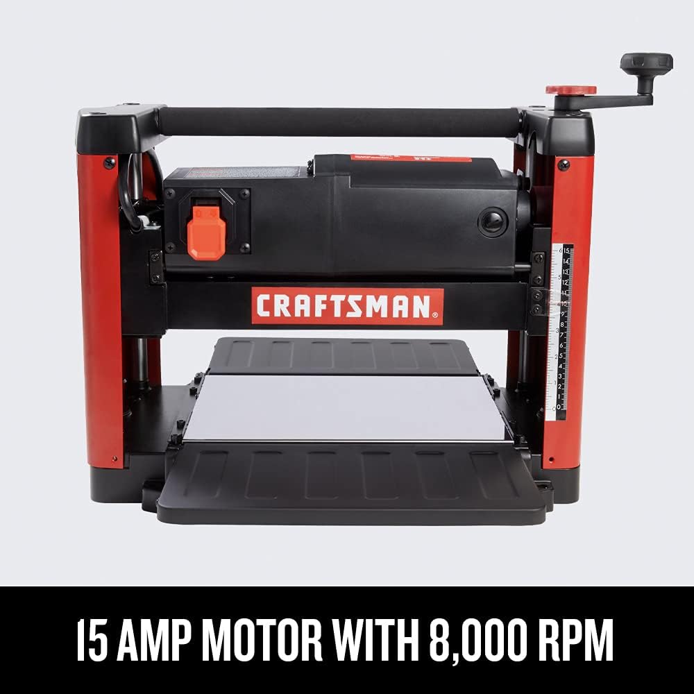 NEW - CRAFTSMAN Planer, 15 Amp, For Benchtops, Two Knife Solid Steel Cutter Head (CMEW320) - Retail $349