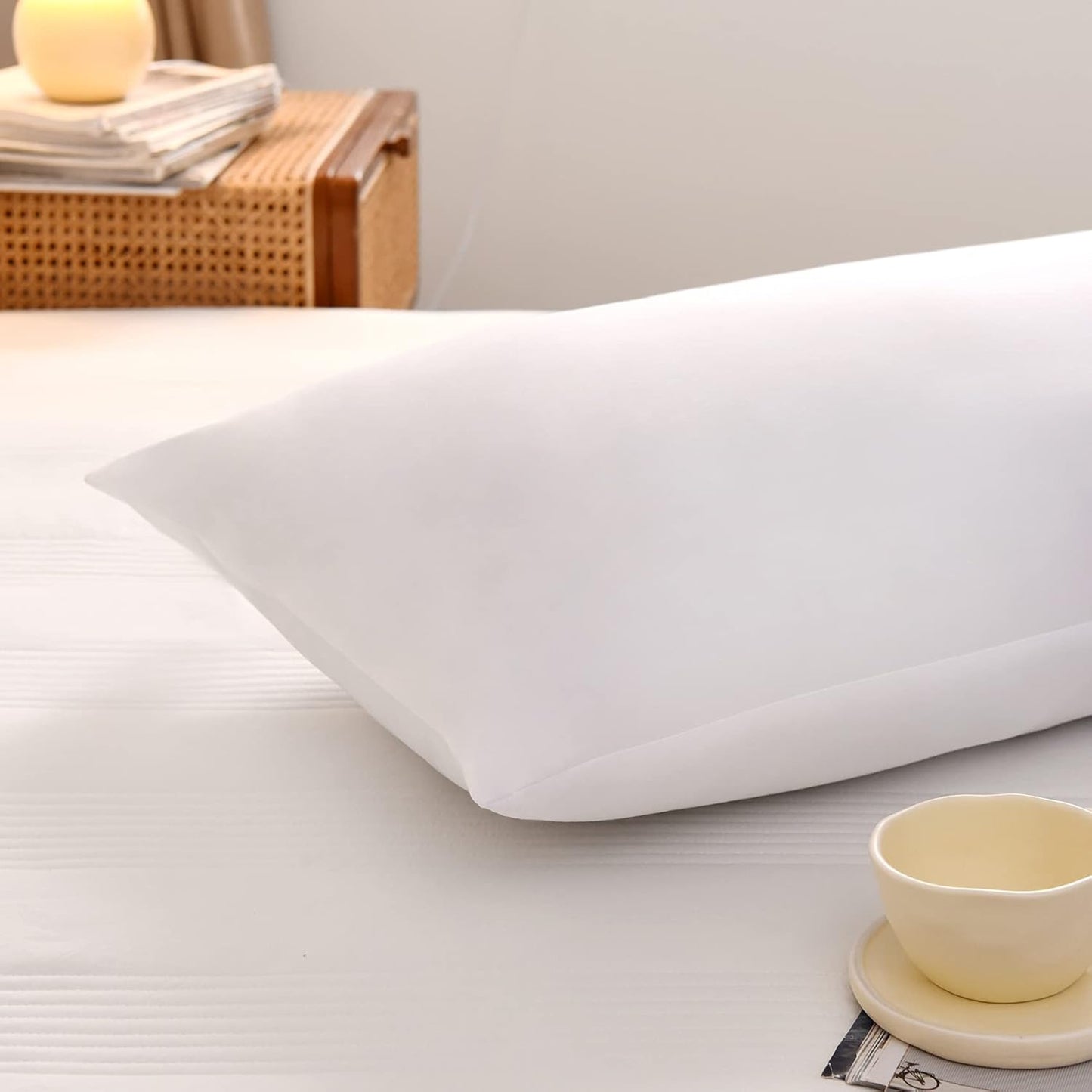 Cosybay Soft Large Body Pillow Insert – Long Sleeping Breathable Bed Pillow – Full Body Pillow Insert -20×54 Inch - Retail $19