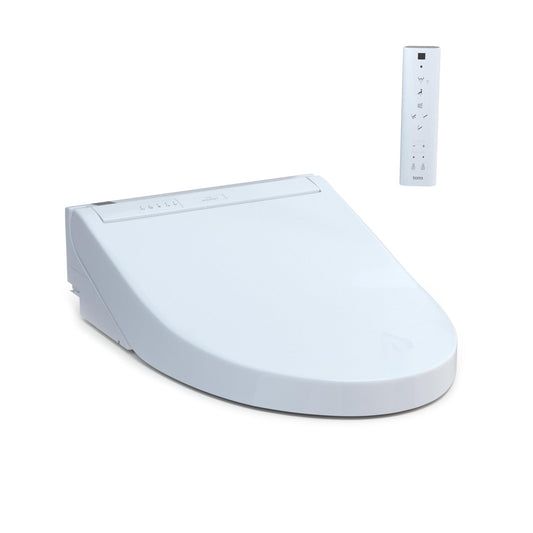 NEW - TOTO® WASHLET® C5 Electronic Bidet Toilet Seat with PREMIST and EWATER+ Wand Cleaning, Elongated, Cotton White - SW3084#01