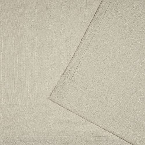 Exclusive Home Curtains Loha Tuxedo Tab Top Curtain Panel Pair, 54"x96", Natural