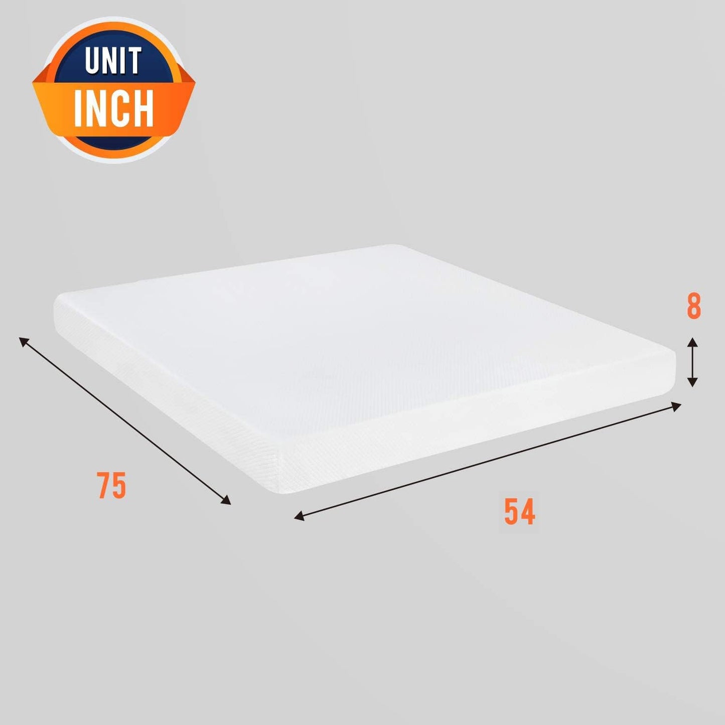 NEW - 8 Inch FULLGel Memory Foam Mattress for Cool Sleep & Pressure Relief, Medium Firm Mattresses CertiPUR-US Certified - Retail $130