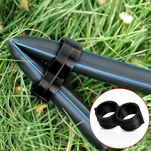 Boao Drip Irrigation Fittings Barbed connectors Tubing Kit Irrigation Parts for 1/2 Inch Barbed Connectors 28 Pcs Including 7 Tees 7 Couplings 7 Elbows and 7 End Cap for Drip or Sprinkler Systems