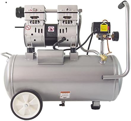 California Air Tools 8010 Steel Tank Air Compressor | Ultra Quiet, Oil-Free, 1.0 hp, 8 gal - Retail $235
