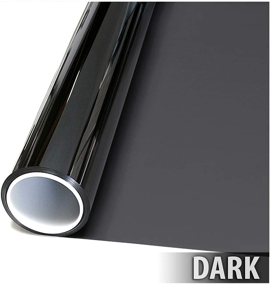 NEW - BDF NA20 Window Film Privacy and Sun Control N20, Black (Dark) - 24in X 24ft - Retail $67