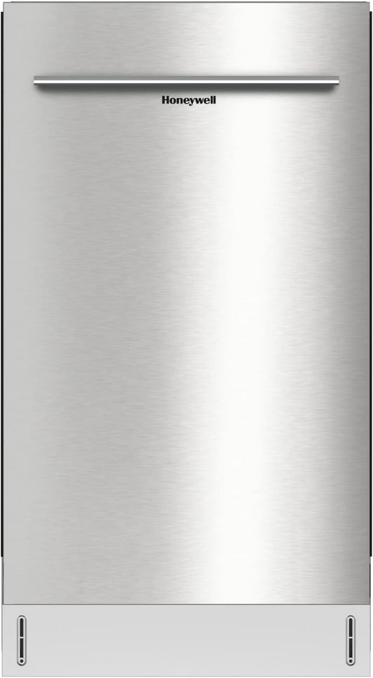 Honeywell 18 Inch Dishwasher with 8 Place settings, 6 Washing Programs, Stainless Steel Tub, UL/Energy Star- Stainless Steel - Retail $444
