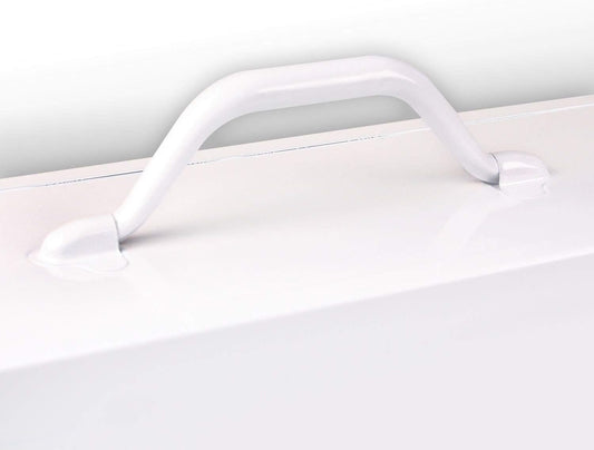 Rapid Care First Aid 80099 4 Shelf All Purpose First Aid Kit Cabinet, Class A+, Exceeds OSHA/ANSI Z308.1 2015, Wall Mountable - Retail $210