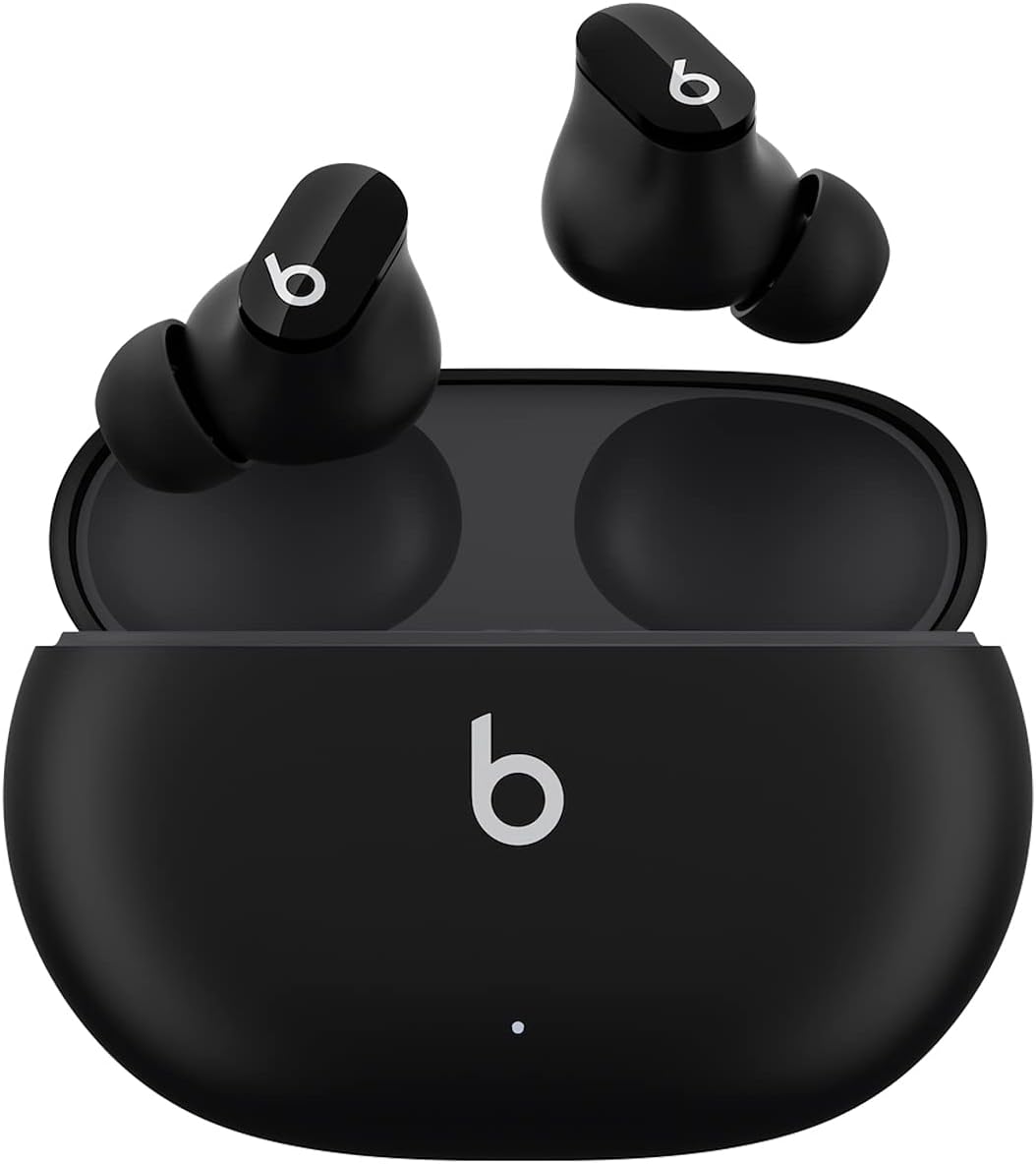 Beats Studio Buds - True Wireless Noise Cancelling Earbuds - Compatible with Apple & Android, Built-in Microphone, IPX4 Rating, Sweat Resistant Earphones, Class 1 Bluetooth Headphones - Black - Retail $100