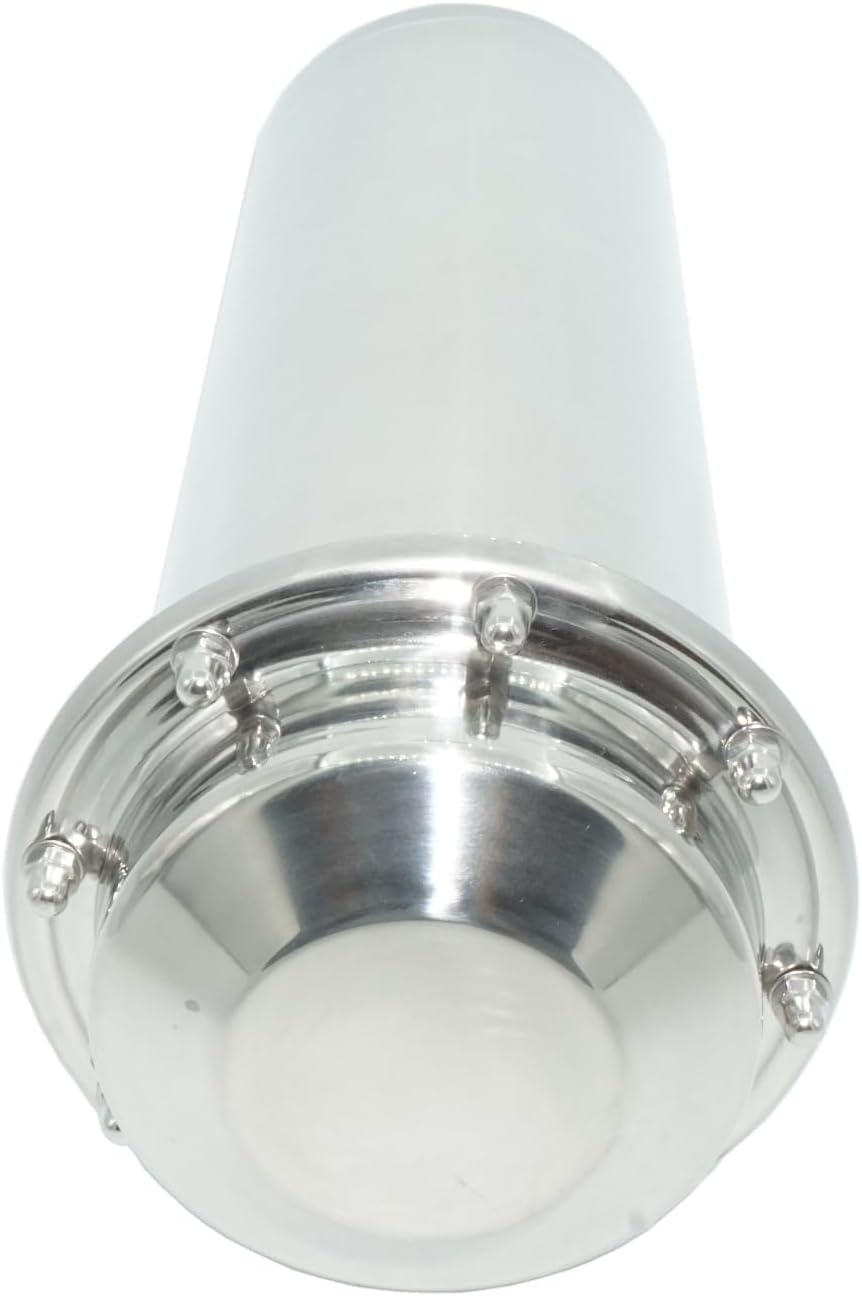 Stainless Steel Time Capsule Anti-Corrosion Waterproof Storage Container for Keepsakes Letters Cards Photos and All Important Memories Storage and Commemorate (13.4 INCH)