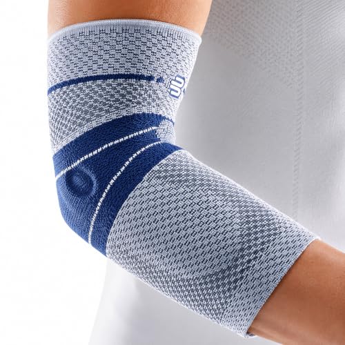 Bauerfeind - EpiTrain - Elbow Support - Breathable Knit Elbow Brace Targeted Compression for Chronic Elbow Pain, Supports Forearm Tendons & Muscles, Golfer's or Tennis Elbow Relief