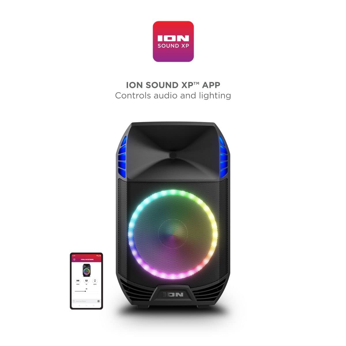 ION Audio Total PA Extreme High-Power Bluetooth Speaker System with Sonic Wide Premium Audio and Acoustic Optimization