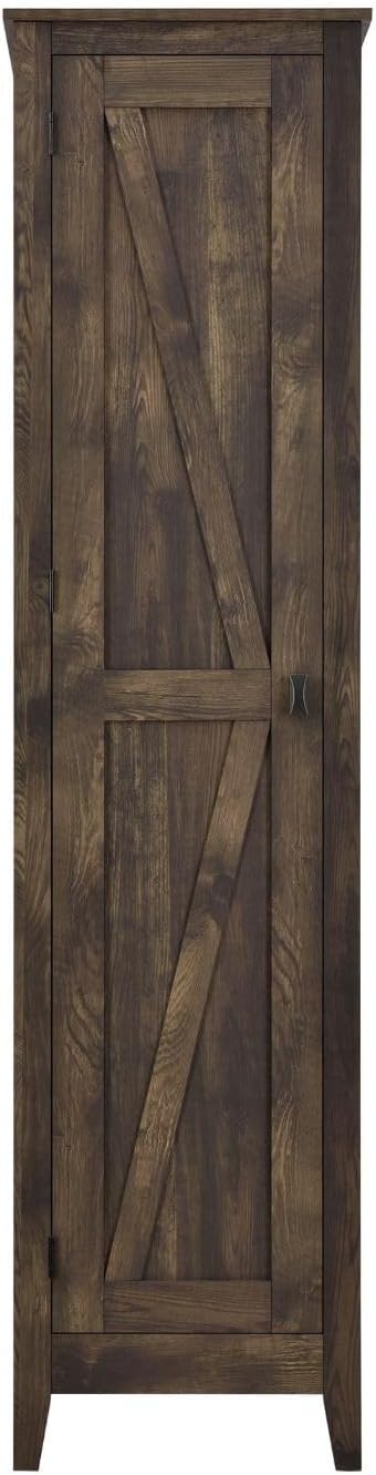 NEW - Ameriwood Home Farmington 18 inch Storage Cabinet in Brown - Retail $159