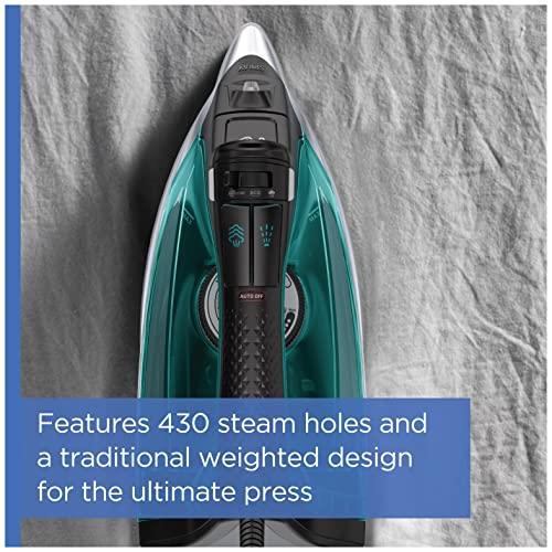 Rowenta Pro Master Stainless Steel Soleplate Steam Iron for Clothes, Anti-Drip Protection, 210 g/min, 400 Microsteam Holes, 1775 Watts Iron Steamer for Clothes, Powerful Steam DW8360
