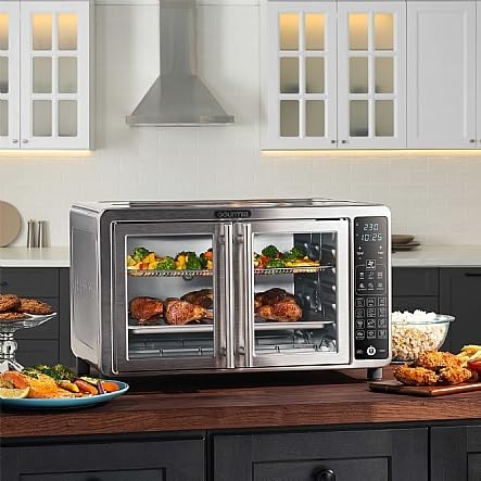 Like NEW - Gourmia XL Digital Air Fryer Toaster Oven with Single-Pull French Doors - Retail $149