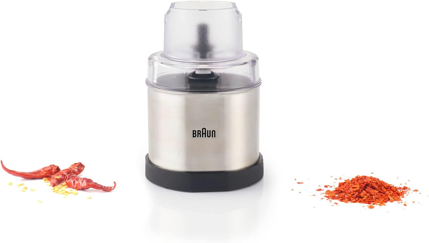 Braun MQS270SI Multiquick Coffee and Spice Grinder Hand Blender Attachment, 1.5-Cup