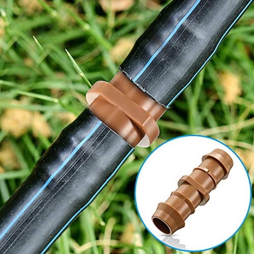 Boao Drip Irrigation Fittings Barbed connectors Tubing Kit Irrigation Parts for 1/2 Inch Barbed Connectors 28 Pcs Including 7 Tees 7 Couplings 7 Elbows and 7 End Cap for Drip or Sprinkler Systems