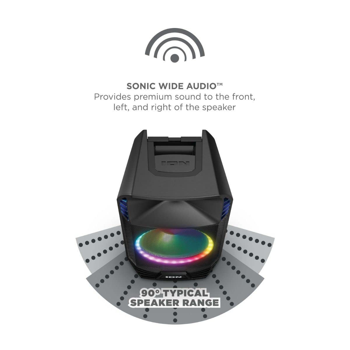 ION Audio Total PA Extreme High-Power Bluetooth Speaker System with Sonic Wide Premium Audio and Acoustic Optimization