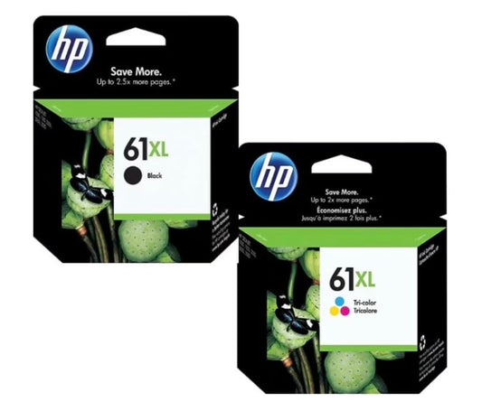 NEW - Original 61XL High Yield Black and High Yield Tri-Color Kit