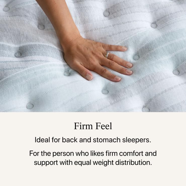 NEW - Beautyrest 12.5 Inch QUEEN Harmony Lux Anchor Island Firm Mattress - Cooling Technology, CertiPUR-US Certified Memory Foam, Recycled Materials, Supportive Pocketed Coils and Edge Support - Retail $1399