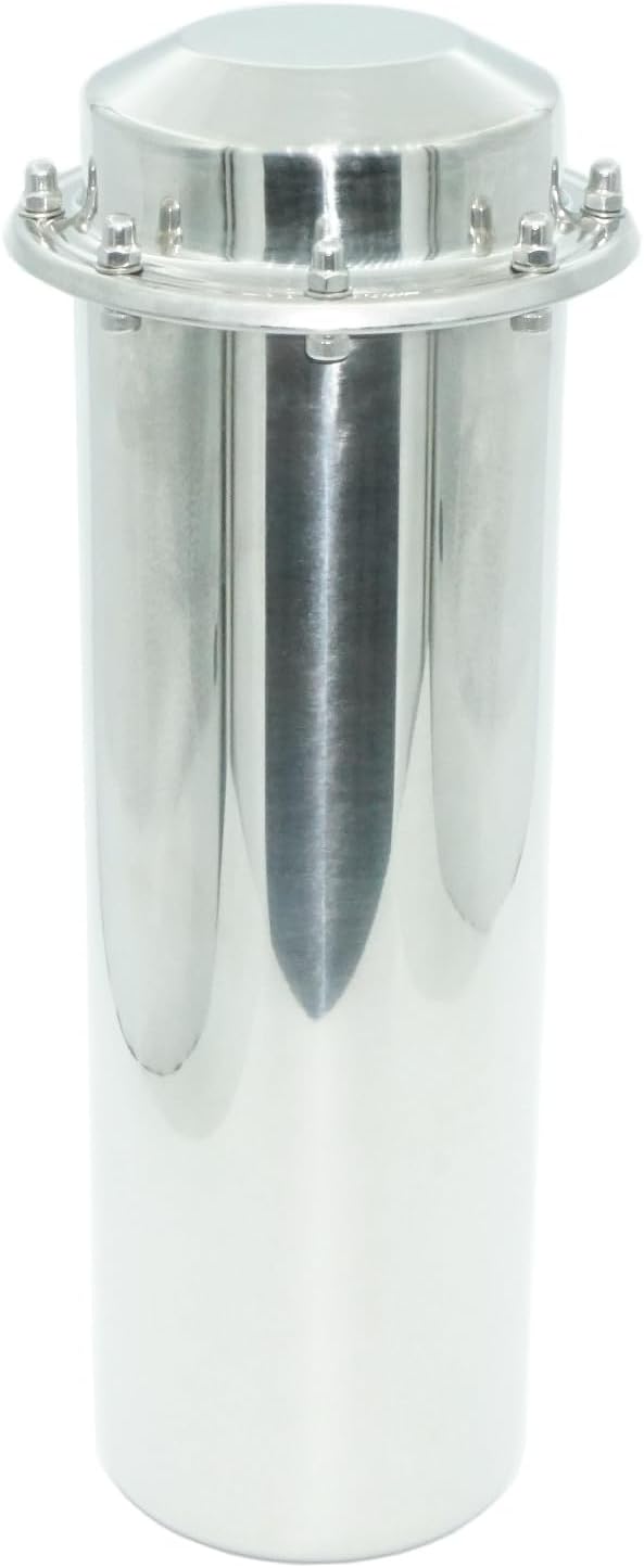 Stainless Steel Time Capsule Anti-Corrosion Waterproof Storage Container for Keepsakes Letters Cards Photos and All Important Memories Storage and Commemorate (13.4 INCH)