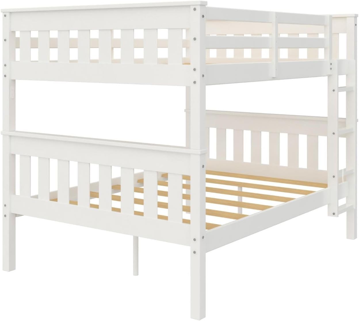 New - DHP Dorel Living Moon USB, Full, White Bunk Bed - Retail $524
