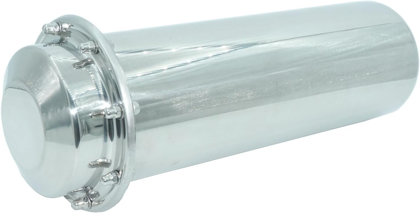 Stainless Steel Time Capsule Anti-Corrosion Waterproof Storage Container for Keepsakes Letters Cards Photos and All Important Memories Storage and Commemorate (13.4 INCH)