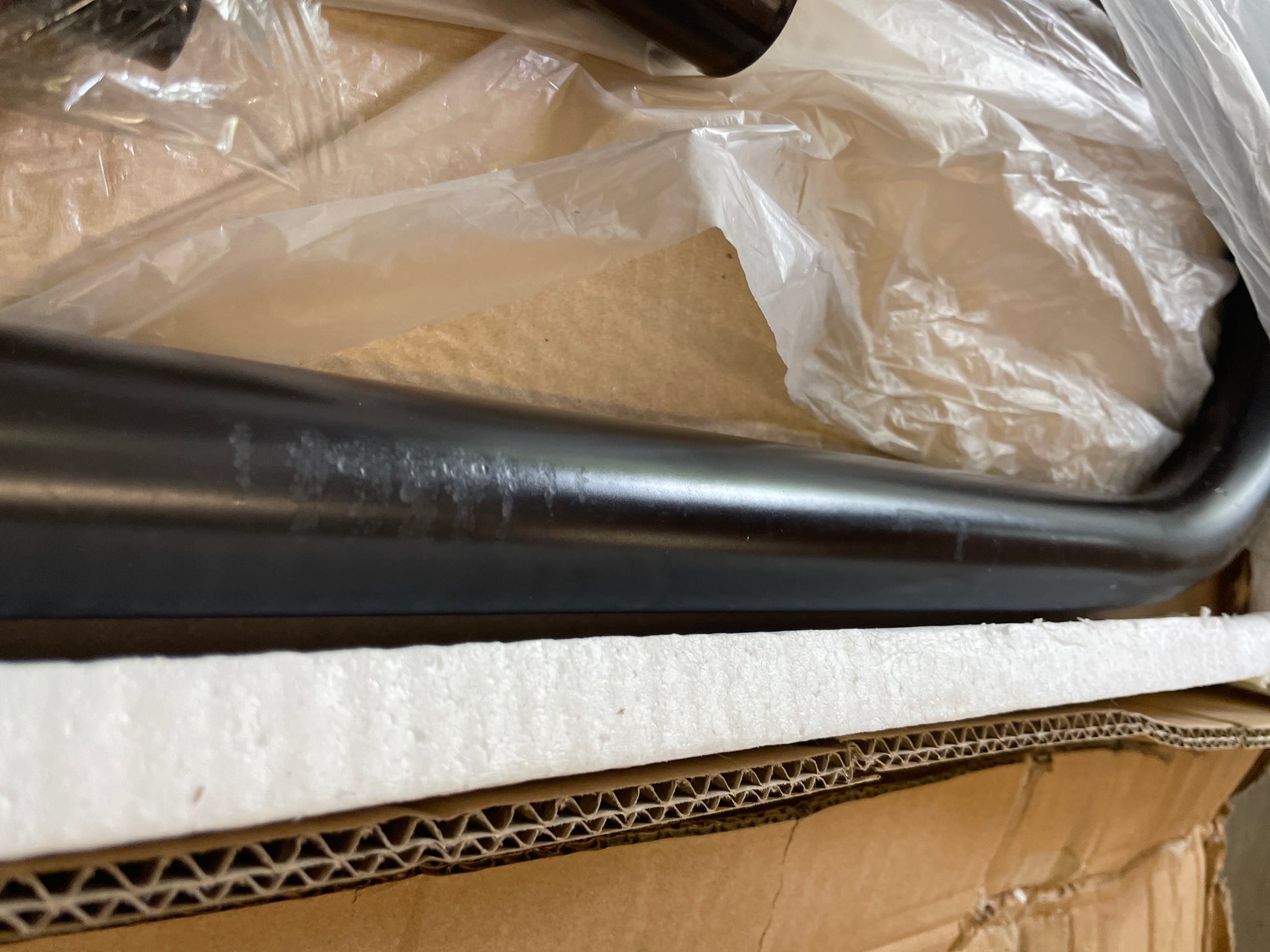 Modway Serena Rustic Farmhouse Style Steel Metal King Headboard Size in Brown - Retail $111