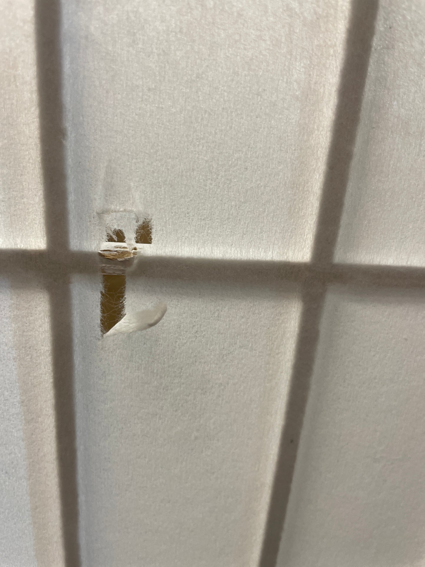 Oriental Furniture 6 ft. Tall Window Pane Shoji Screen - White - 3 Panels - Retail $83