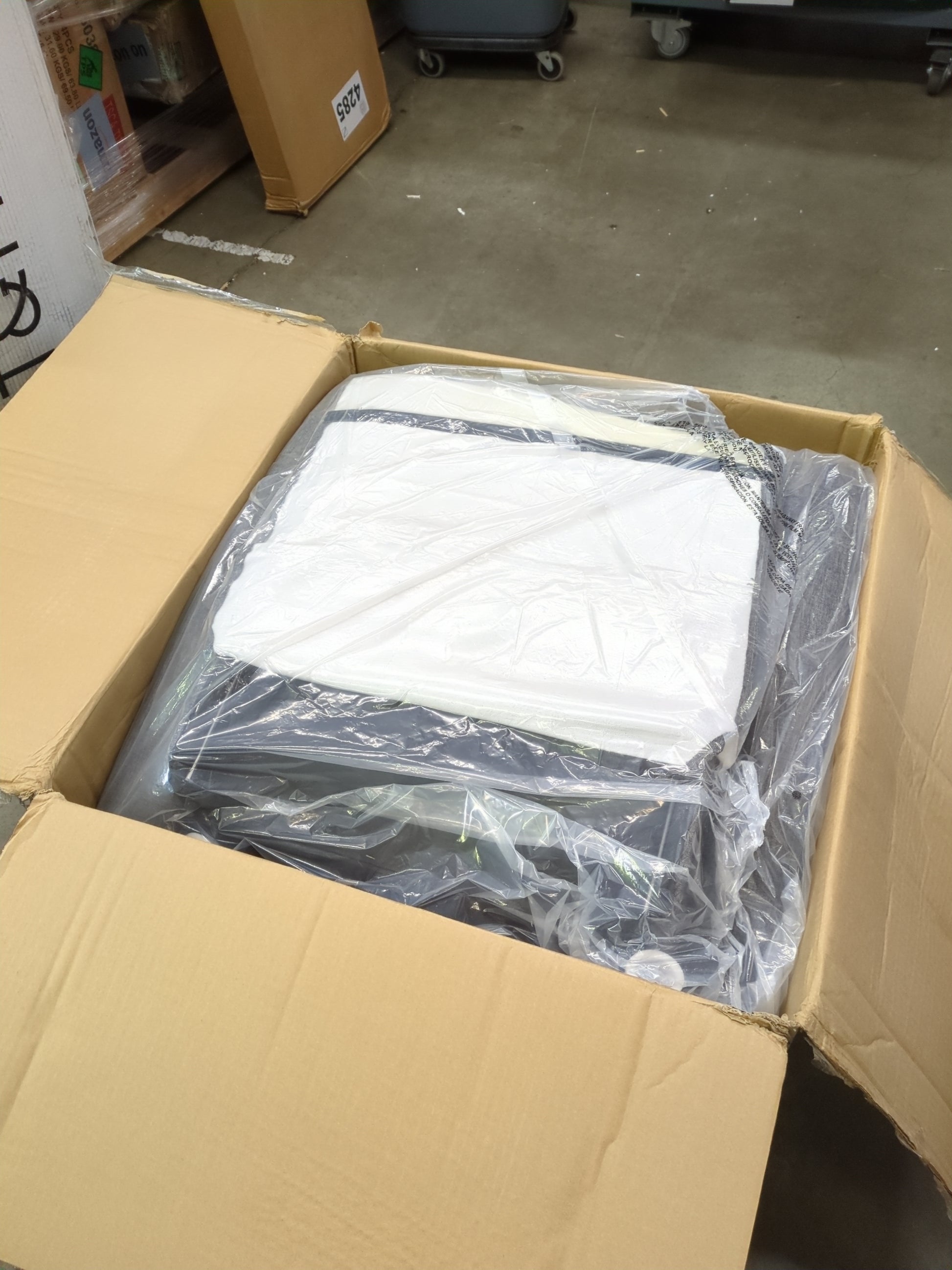 Sweetcrispy Recliner Chair for Adults, Massage Fabric Small Recliner Home Theater Seating with Lumbar Support, Adjustable Modern Reclining Chair with Padded Seat Backrest for Living Room (Deep Grey) - Retail $107