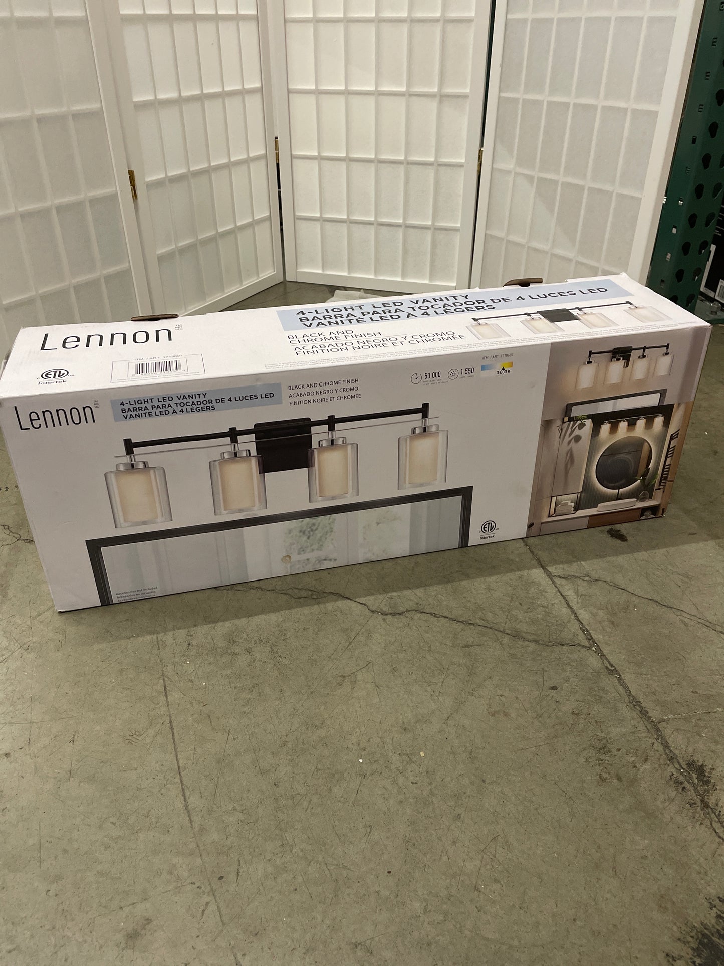 Housemark 4-Light LED Bath Vanity Light - Retail $60