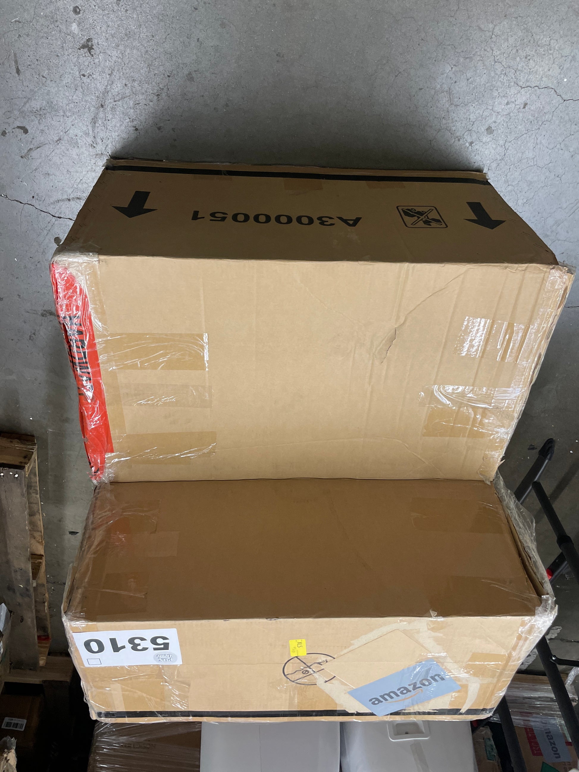 Signature Design by Ashley Drakelle Faux Leather Distressed Tufted Accent Chair, Brown - Retail $239