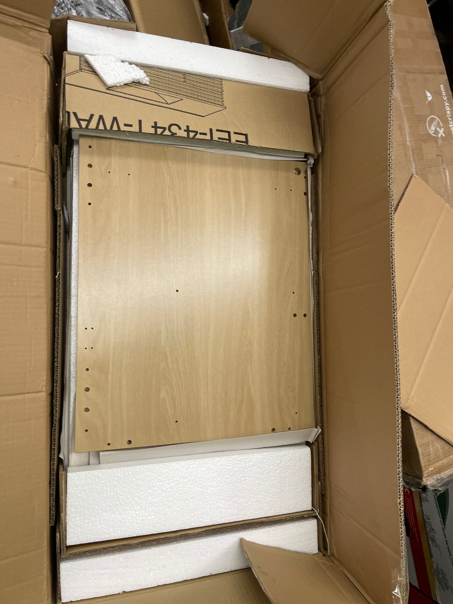 Modway Render 30" Wall-Mount Bathroom Vanity in Oak-Sink Basin Not Included, 30 Inch - Retail $212