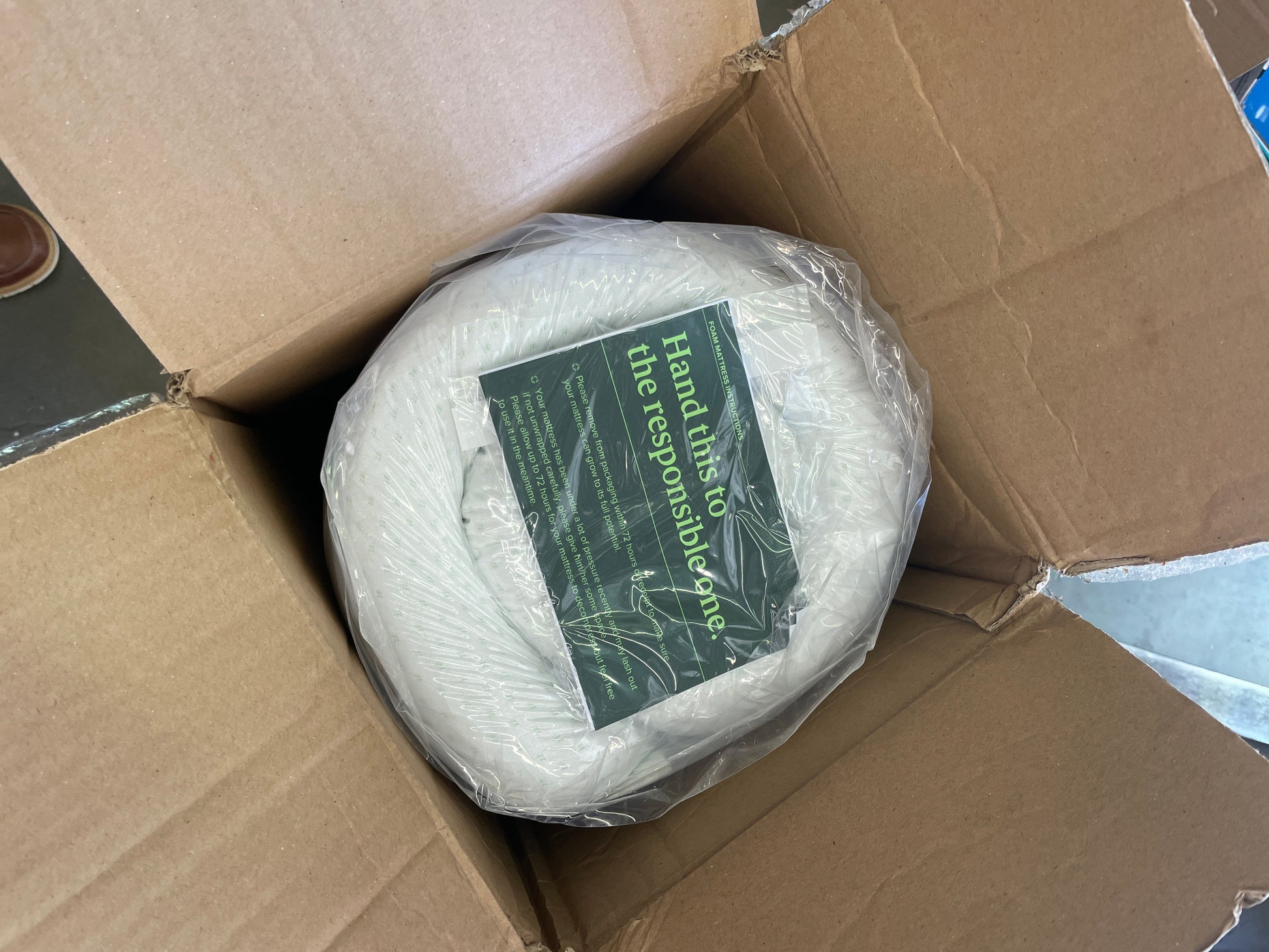 Zinus 6 Inch Green Tea Memory Foam Mattress [New Version], Fiberglass Free, Medium Firm Feel, Zoned Pressure Relief, Certified Safe Foams & Fabric, Bed-in-A-Box, Twin - Retail $110