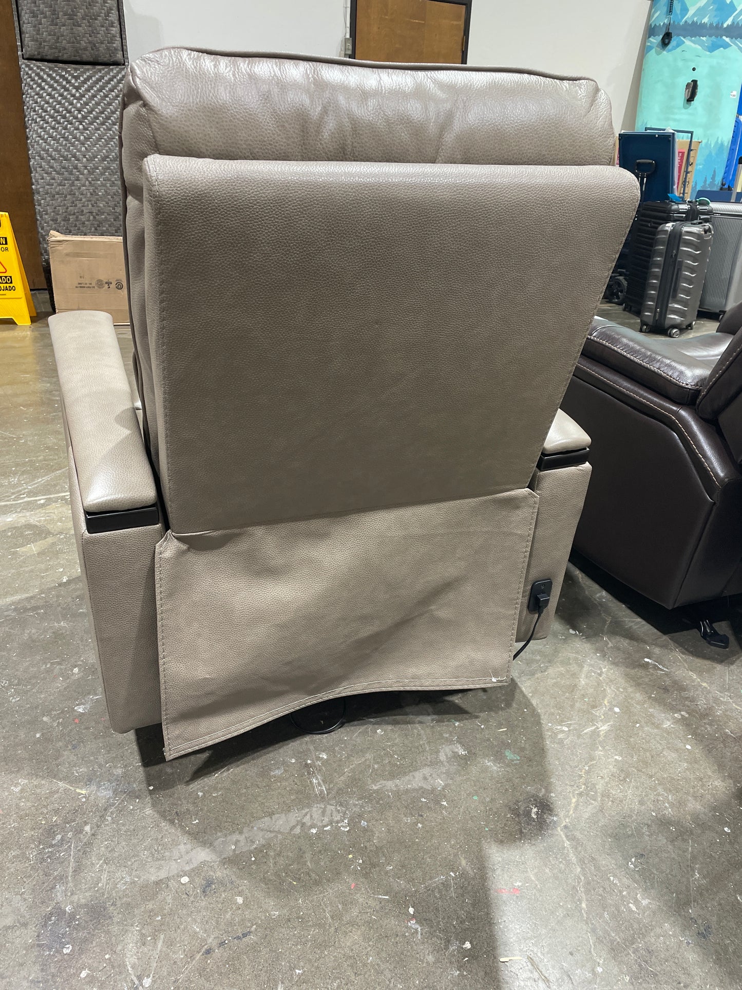 Shayne Leather Power Recliner with Power Headrest