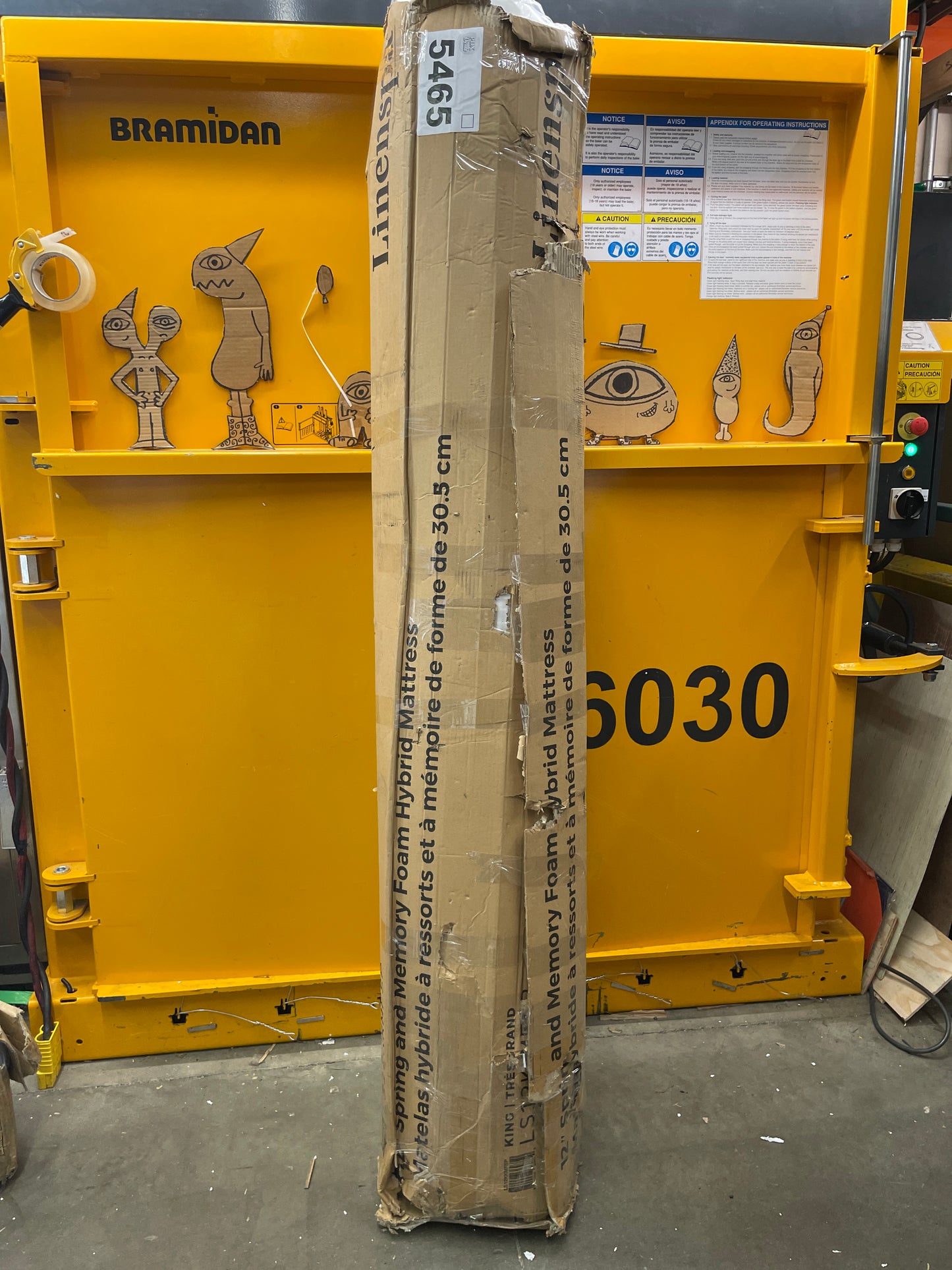 Linenspa 12 Inch Memory Foam and Spring Hybrid Mattress - Medium Plush Feel - Bed in a Box - Pressure Relief and Adaptive Support - Breathable - Cooling - Primary Bedroom - King Size - Retail $449